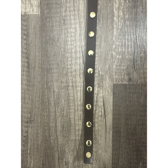 Tory Burch Leopard Double Wrap Bracelet Gold Tone Stud Made In USA - Picture 8 of 10